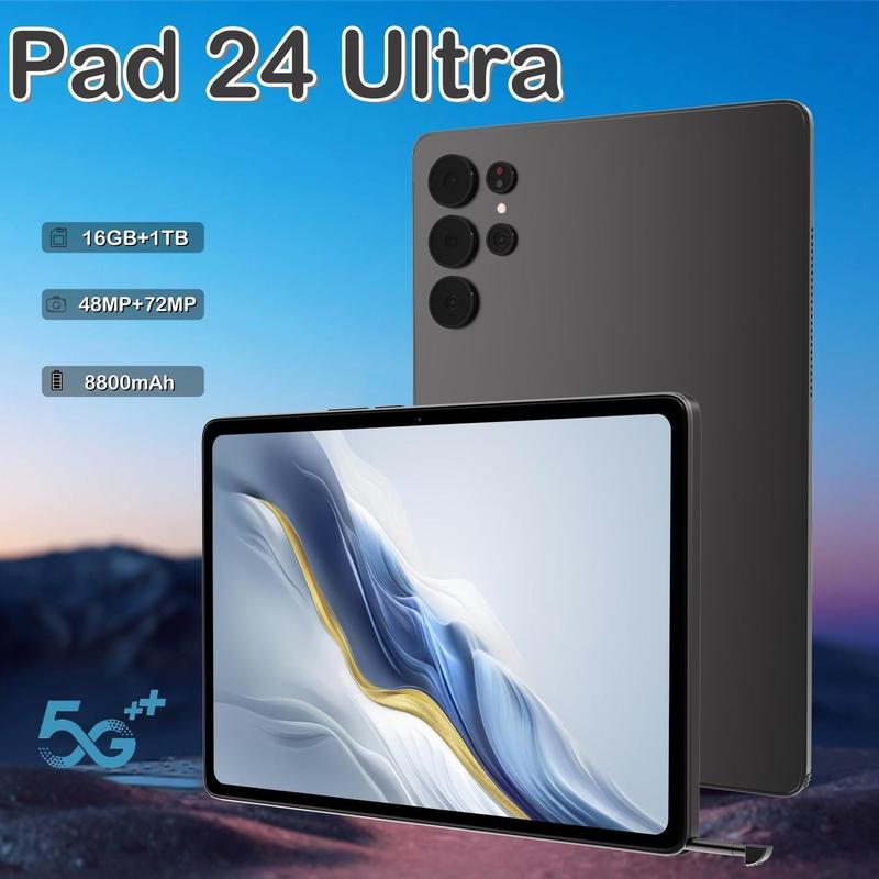 pad s24 ultra Neues 2025 Smart-Tablet 10,5 Zoll 16+1TB Dual-SIM-Karte