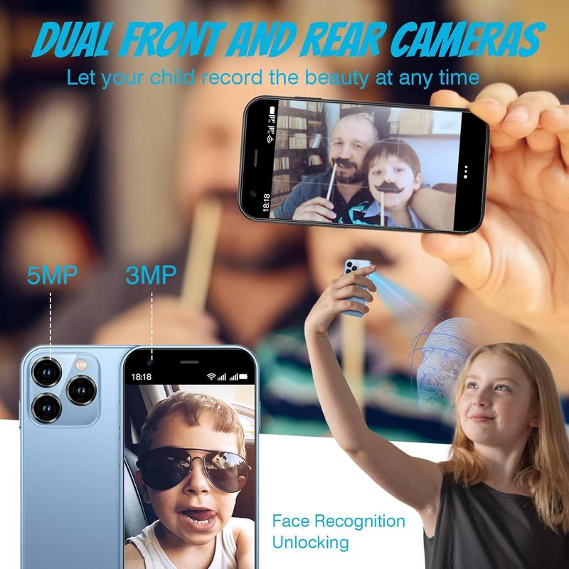 Mini Smartphone XS15,3G 3.0 Inch HD 2GB+16GB Android 8.1