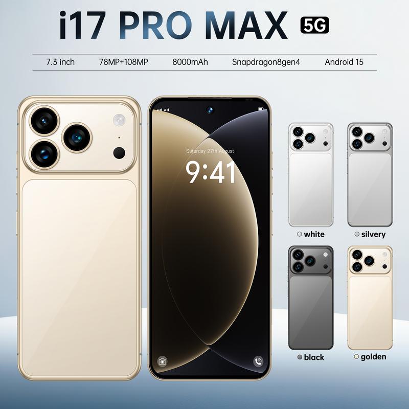 Das neue 17 Pro 5G Smartphone verfügt über 16GB+1TB, einen 7,3-Zoll-HD-Bildschirm mit