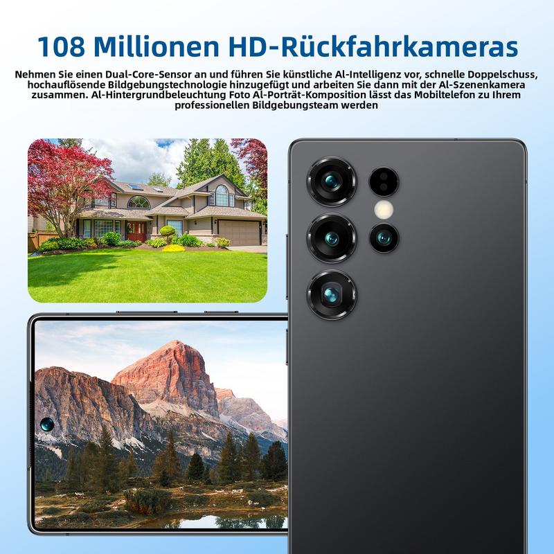 25 Ultra Smartphone 16GB 1TB 7.3 Inch 5G Unlocked Android 13 DecaCore 2K 108MP