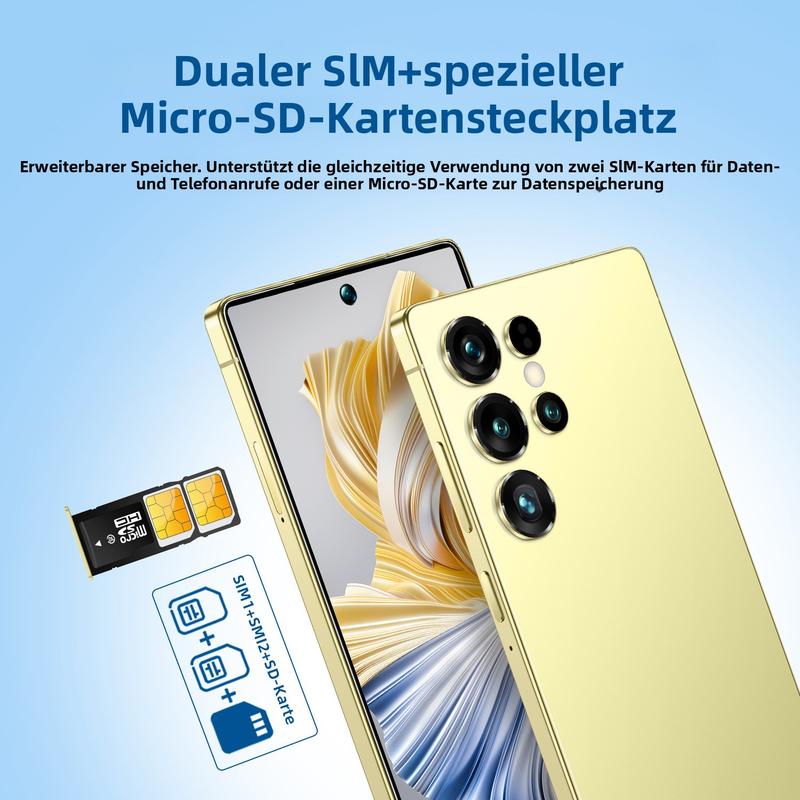 25 Ultra Smartphone 16GB 1TB 7.3 Inch 5G Unlocked Android 13 DecaCore 2K 108MP