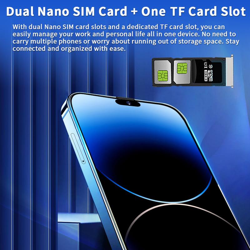 Android 16 Pro Max Smartphone 6.8 Inch Screen 16G+1T Gaming Tested Essential Photography