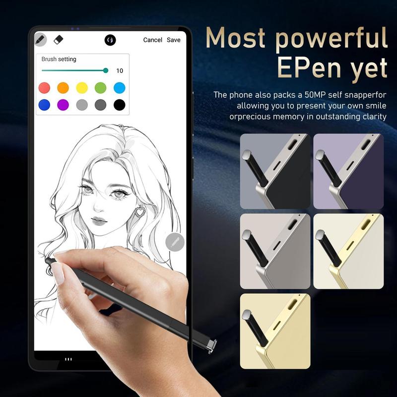 Fuffi-S24 Pro 6,8 Zoll Smartphone, 1 Stück 256GB ROM 8GB RAM Handy mit Stift