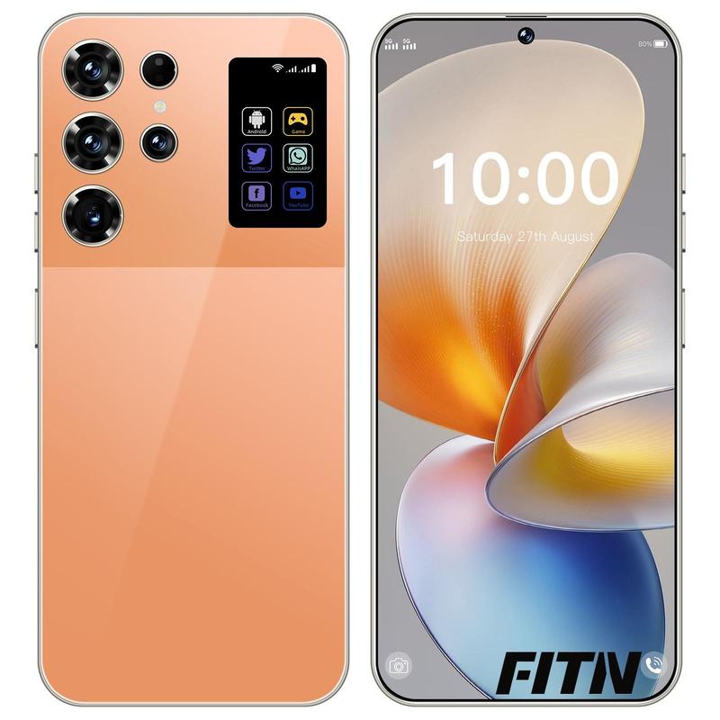 Smartphone T+25 512GB Titan Frame 108MP Auto Focus Cam 7 3 Incell Screen 7800mAh 5G Dual SIM 3 Colors With Case