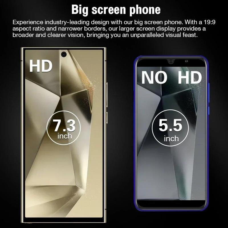 Entsperrte neue Version  -Smartphones 7,3 Zoll High Definition 5G