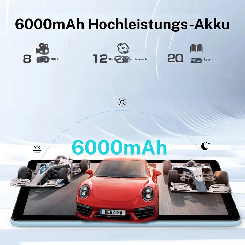 PRITOM 15 - 10,1-Zoll-Android-Tablet, 16 GB RAM, 64 GB ROM, mit Tastaturgehäuse und Stift