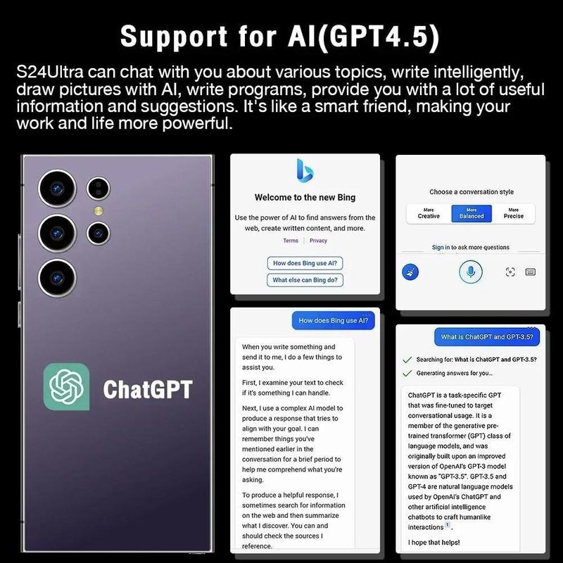 Entsperrte neue Version  -Smartphones 7,3 Zoll High Definition 5G