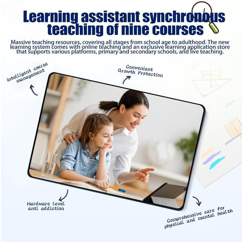 10,1 Zoll Android Tablet mit Tastatur & Schutzhülle-8+256 - Leistungsstarkes Komplettset mit 13MP Kamera - Inkl. Stylus & 5000mAh Akku