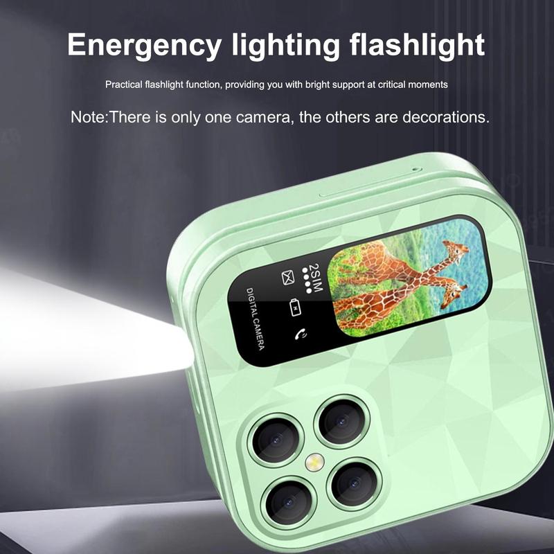 FUFFi Klappbares Mini Handy mit 2,4 Zoll Display, 2G Netzwerk,Dual SIM, FM Radio