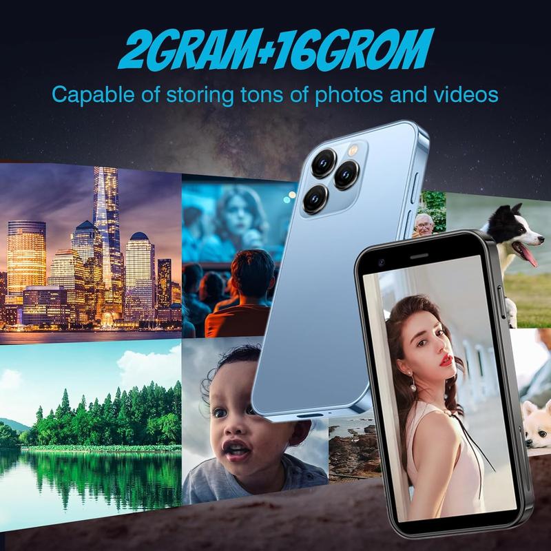 Mini Smartphone XS15,3G 3.0 Inch HD 2GB+16GB Android 8.1