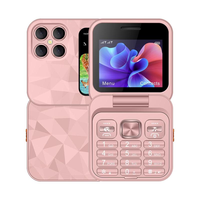 FUFFi Klappbares Mini Handy mit 2,4 Zoll Display, 2G Netzwerk,Dual SIM, FM Radio