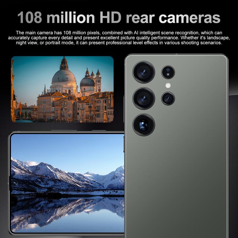 S25 Ultra 7,3-Zoll Android Smartphone 16GB+1TB ROM mit Stylus, 5G Dual-SIM Mobiltelefon