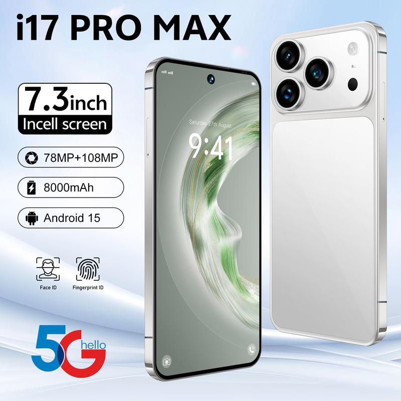 Das neue 17 Pro 5G Smartphone verfügt über 16GB+1TB, einen 7,3-Zoll-HD-Bildschirm mit