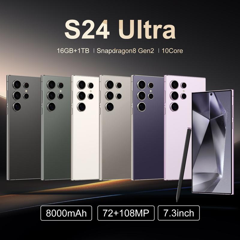 Smartphone S24 Ultra Netzwerk 7,3 Zoll 16GB+1TB Entsperrte