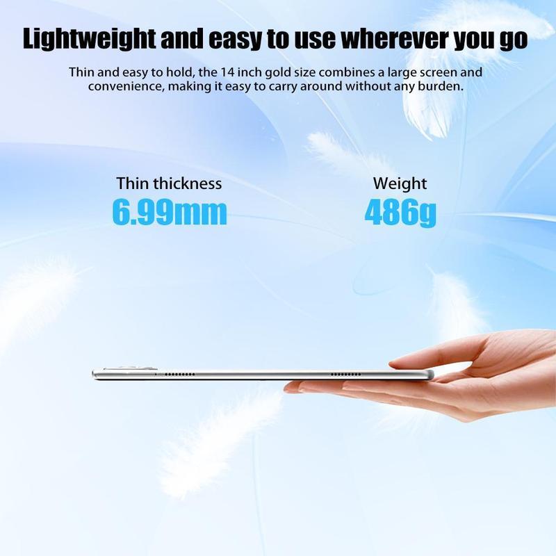 10,1 Zoll Android Tablet mit Tastatur & Schutzhülle-8+256 - Leistungsstarkes Komplettset mit 13MP Kamera - Inkl. Stylus & 5000mAh Akku