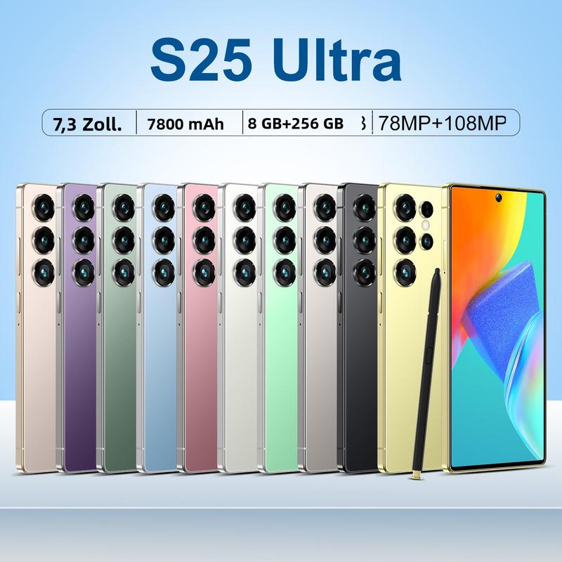 25 Ultra Smartphone 16GB 1TB 7.3 Inch 5G Unlocked Android 13 DecaCore 2K 108MP
