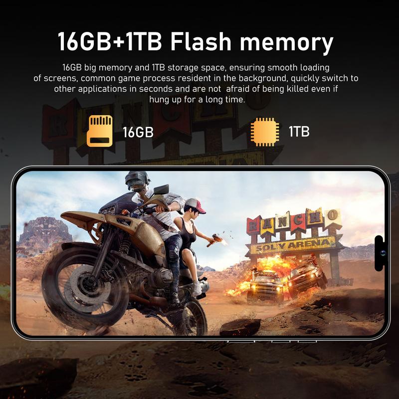 16 Pro Max Handy 16+1TB Großbildschirm