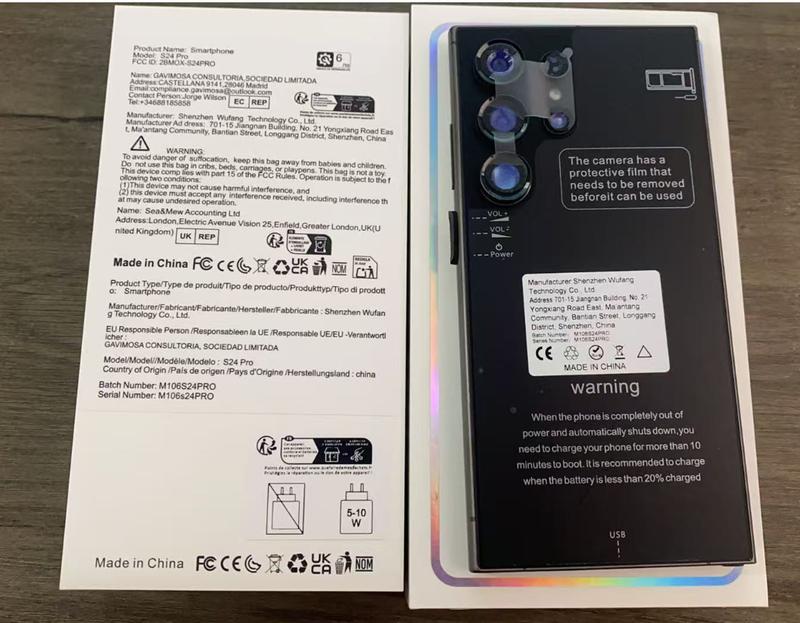 FUFFi-S24 Pro Smartphone Stift 6,8 Zoll 6GB RAM & 512GB ROM