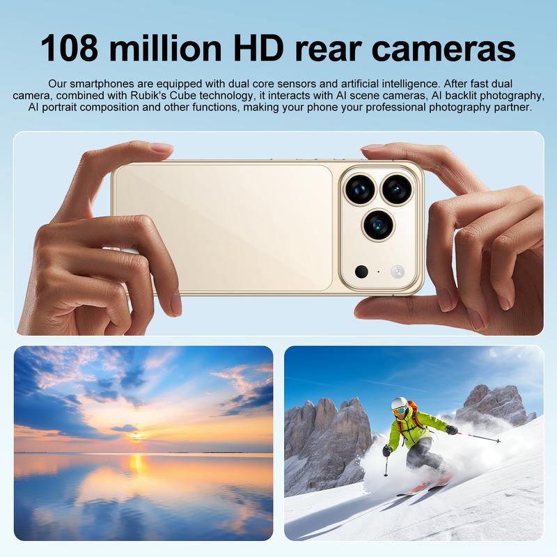 Das neue 17 Pro 5G Smartphone verfügt über 16GB+1TB, einen 7,3-Zoll-HD-Bildschirm mit