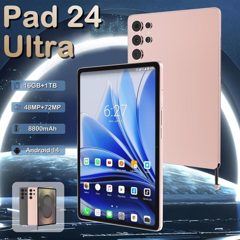 pad 24 ultra Werbung 5G Smart Tablet 10,5 Zoll Original Handy 16GB + 1TB